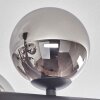 Chehalis Plafoniera, Lampada a sfera Cromo, Grigio fumo, 8-Luci