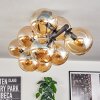 Gastor Plafoniera, Lampada a sfera Ambrato, 10-Luci