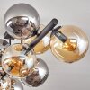 Gastor Plafoniera, Lampada a sfera Ambrato, Grigio fumo, 10-Luci