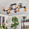 Gastor Plafoniera, Lampada a sfera Ambrato, Grigio fumo, 10-Luci