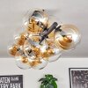 Gastor Plafoniera, Lampada a sfera Ambrato, Chiaro, 10-Luci