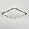 Carregueira Plafoniera, Panel LED Argento, Bianco, 1-Luce, Sensori di movimento