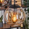 Gastor Lampadario a sospensione, Lampada a sfera, Lampada a sospensione Ambrato, Grigio fumo, 5-Luci