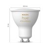 Philips Hue White Ambiance LED GU10 5 Watt 2200 - 6500 Kelvin 250 Lumen