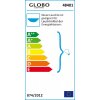 Globo OPAL Plafoniera Acciaio inox, Nichel opaco, Bianco, 1-Luce