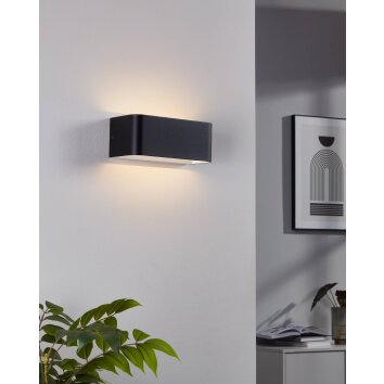 Illuminazione Eglo Eglo Applique LED Nero, Bianco, 1-Luce