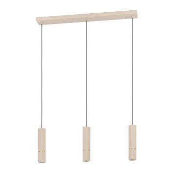 Illuminazione Eglo CAMINIA Plafoniera LED Ottone, Sabbia, 3-Luci