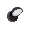 Illuminazione Lucide FINN Lampada da parete per esterno LED Nero, 1-Luce