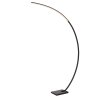 Illuminazione Lucide CURVE Lampada da terra LED Nero, 1-Luce