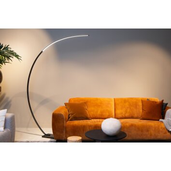 Illuminazione Lucide CURVE Lampada da terra LED Nero, 1-Luce