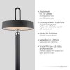 Illuminazione Leuchten Direkt AMAG Lampada da terra LED Nero, 1-Luce