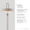 Illuminazione Leuchten Direkt AMAG Lampada da terra LED Grigio, 1-Luce