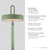 Illuminazione Leuchten Direkt AMAG Lampada da terra LED Verde, 1-Luce