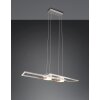 Illuminazione Trio Leuchten ALBANY Lampada a sospensione LED Nichel opaco, 1-Luce, Telecomando