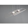 Illuminazione Trio Leuchten ALBANY Lampada a sospensione LED Nichel opaco, 1-Luce, Telecomando