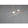 Illuminazione Trio Leuchten ALBANY Lampada a sospensione LED Nichel opaco, 1-Luce, Telecomando