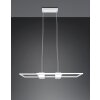 Illuminazione Trio Leuchten ALBANY Lampada a sospensione LED Bianco, 1-Luce, Telecomando