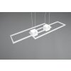 Illuminazione Trio Leuchten ALBANY Lampada a sospensione LED Bianco, 1-Luce, Telecomando