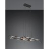 Illuminazione Trio Leuchten ALBANY Lampada a sospensione LED Nero, 1-Luce, Telecomando