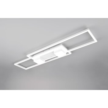 Illuminazione Trio Leuchten ALBANY Plafoniera LED Bianco, 1-Luce, Telecomando