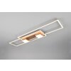 Illuminazione Trio Leuchten ALBANY Plafoniera LED Marrone, 1-Luce, Telecomando