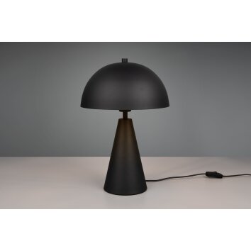 Lampada a forma di fungo  Illuminazione Trio Leuchten Alfie Lampada da tavolo Nero, 1-Luce