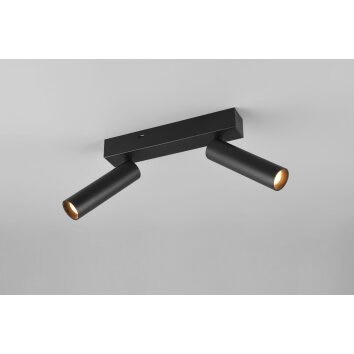 Illuminazione Trio Leuchten Ambala Faretto da soffitto LED Nero, 2-Luci