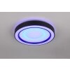 Illuminazione Reality Arco Plafoniera LED Nero, 1-Luce, Telecomando, Cambia colore