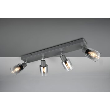 Illuminazione Reality Cadiz Faretto da soffitto Antracite, 4-Luci