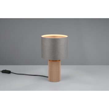 Illuminazione Trio Leuchten Canio Lampada da tavolo Legno chiaro, 1-Luce