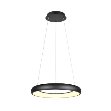 Illuminazione Trio Leuchten Cardona Lampada a sospensione LED Nero, 1-Luce