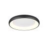 Illuminazione Trio Leuchten Cardona Plafoniera LED Nero, 1-Luce