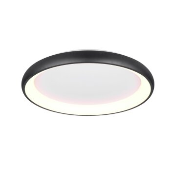 Illuminazione Trio Leuchten Cardona Plafoniera LED Nero, 1-Luce