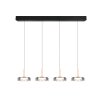 Illuminazione Trio Leuchten Celeste Lampada a sospensione LED Nero, 1-Luce