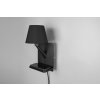 Illuminazione Trio Leuchten Comfort Applique Nero, 1-Luce