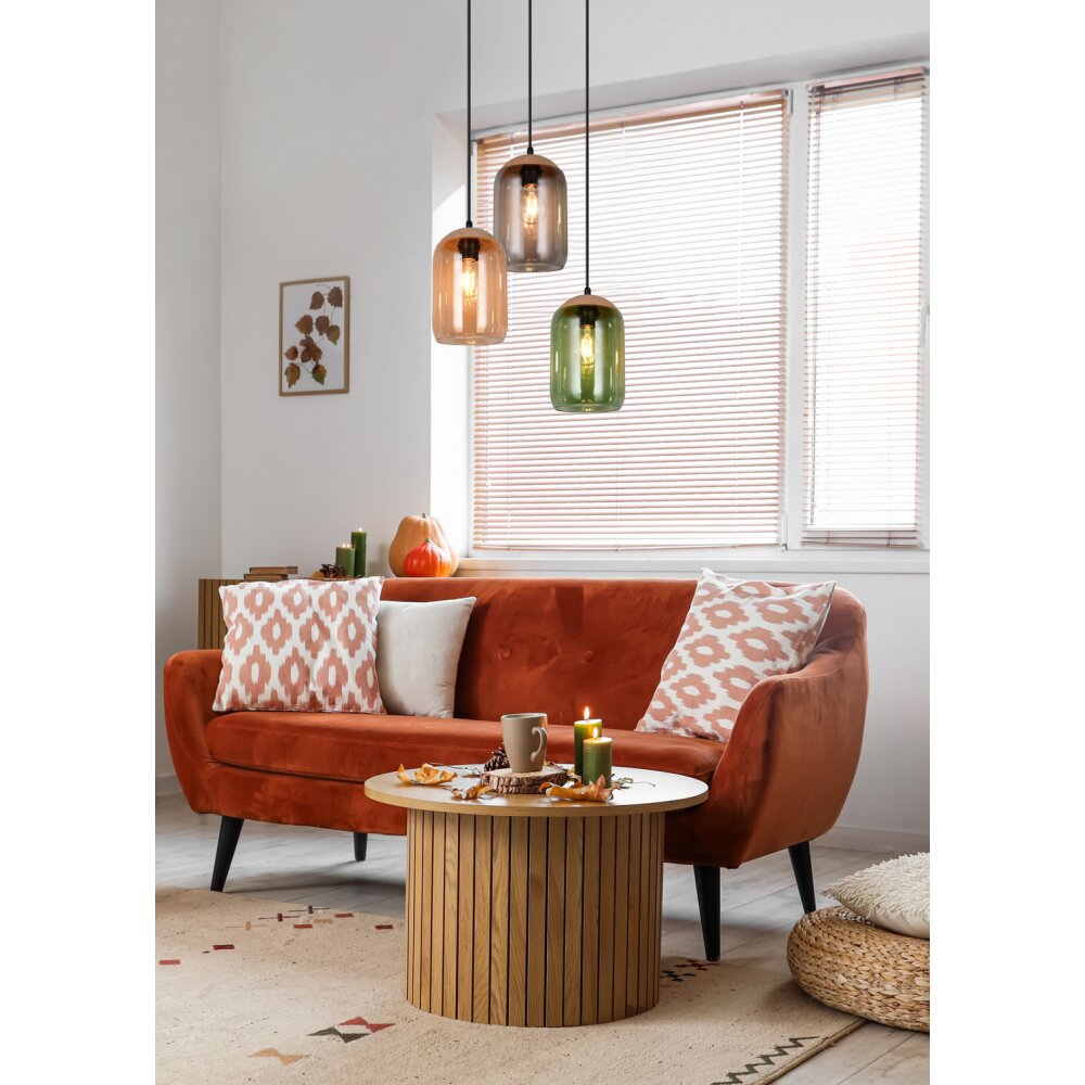 Illuminazione Trio Leuchten Cork Lampada a sospensione Colorato, 3-Luci main product photo