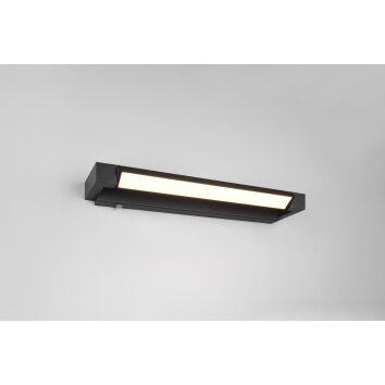 Illuminazione Trio Leuchten Fabrizio Applique LED Nero, 1-Luce