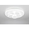 Illuminazione Trio Leuchten Mandala Plafoniera LED Bianco, 1-Luce, Telecomando