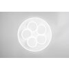 Illuminazione Trio Leuchten Mandala Plafoniera LED Bianco, 1-Luce, Telecomando