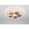 Illuminazione Trio Leuchten Mandala Plafoniera LED Grigio, 1-Luce, Telecomando