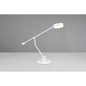 Illuminazione Trio Leuchten Manduro Lampada da tavolo LED Bianco, 1-Luce