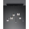 Illuminazione Trio Leuchten Mataro Nero, 8-Luci