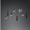 Illuminazione Trio Leuchten Mataro Nero, 8-Luci