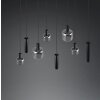Illuminazione Trio Leuchten Mataro Nero, 8-Luci