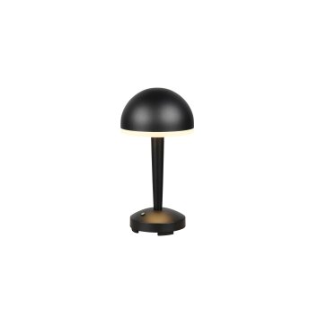 Illuminazione Reality Mendorez Lampada da tavolo LED Nero, 1-Luce