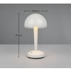 Lampada a forma di fungo  Illuminazione Reality Mendorez Lampada da tavolo LED Grigio, 1-Luce