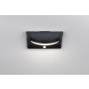 Illuminazione Reality Moro Applique LED Nero, 1-Luce, Sensori di movimento