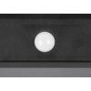 Illuminazione Reality Moro Applique LED Nero, 1-Luce, Sensori di movimento