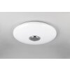 Illuminazione Reality Musica Plafoniera LED Bianco, 1-Luce, Telecomando, Cambia colore