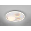 Illuminazione Trio Leuchten Pebble Plafoniera LED Bianco, 1-Luce, Telecomando